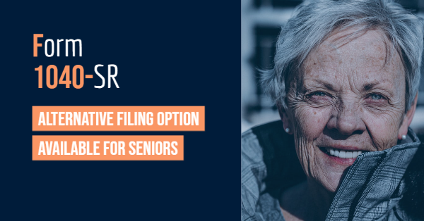 Form 1040-SR, Alternative Filing Option Available for Seniors