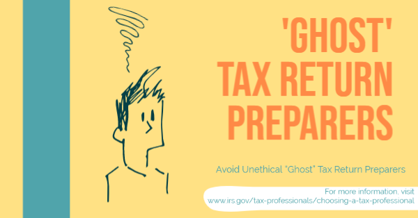 Ghost Tax Return Preparers