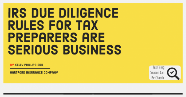 IRS Due Diligence Rules for Tax Preparers are Serious Business