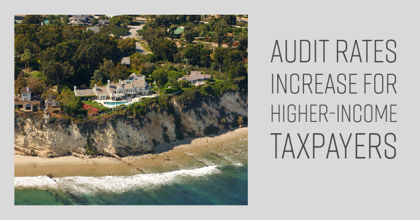 Audit Rates Increase for Higher-Income Taxpayers