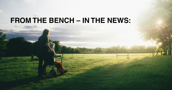 FROM THE BENCH – IN THE NEWS: